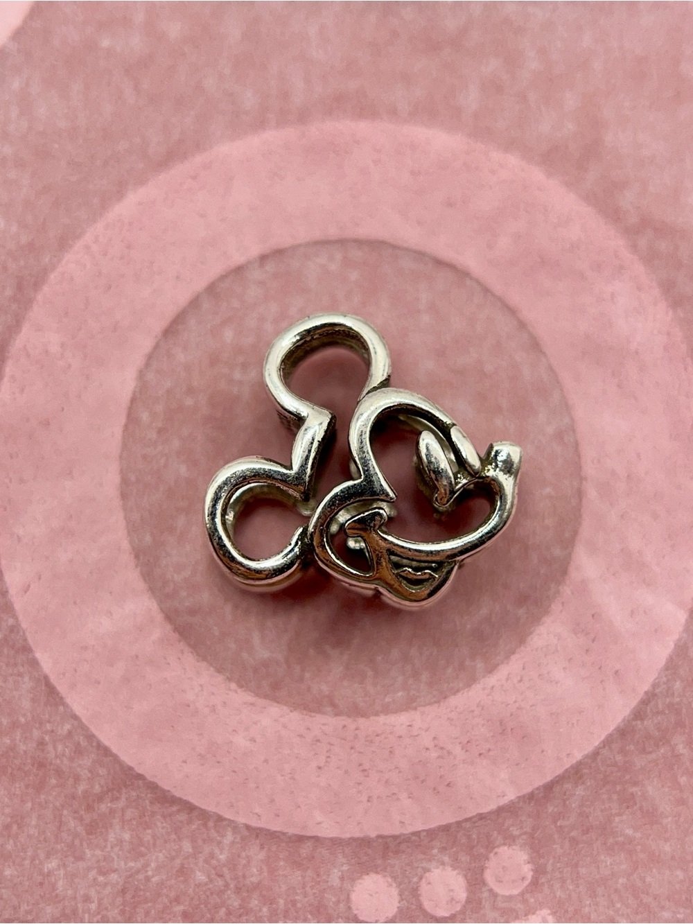 Pandora Disney Mickey Mouse Openwork Sterling Silver Charm